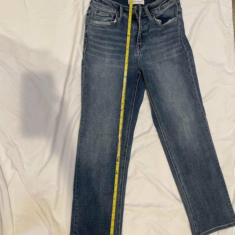 Flying Monkey Dark Blue Straight Leg Jeans